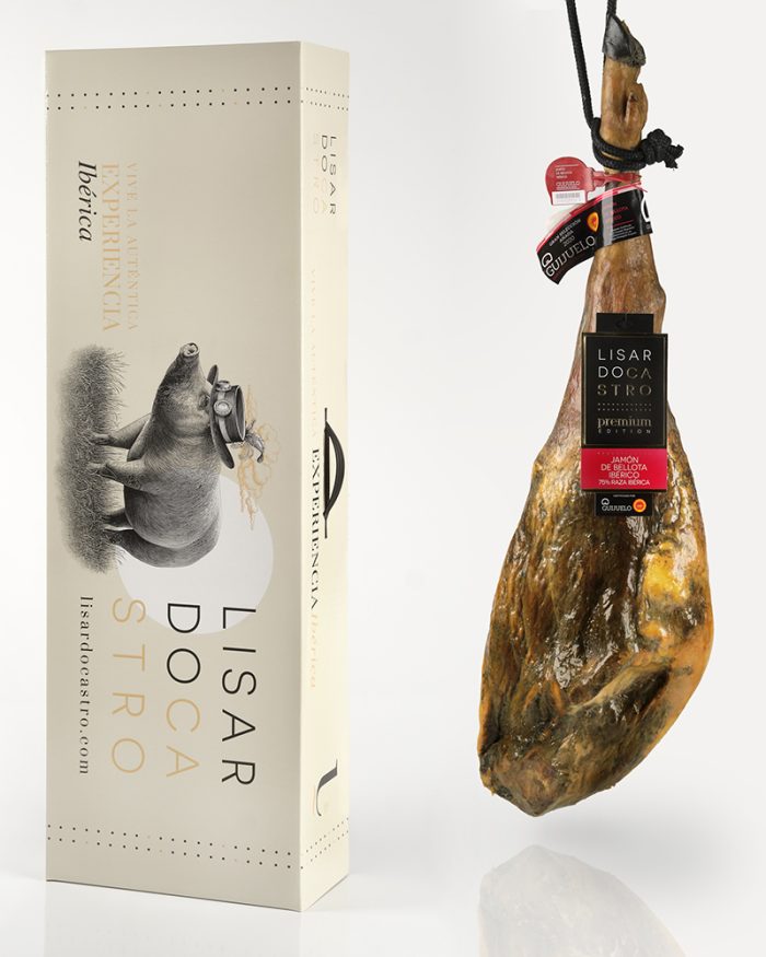 JAMÓN DE BELLOTA IBÉRICO - 75% RAZA IBÉRICA – D.O.P. GUIJUELO (PREMIUM EDITION) - Imagen 3